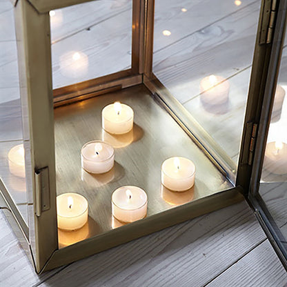 TEA LIGHTS 8 hrs, 12 unidades, Ø5,8xH2.5 cm