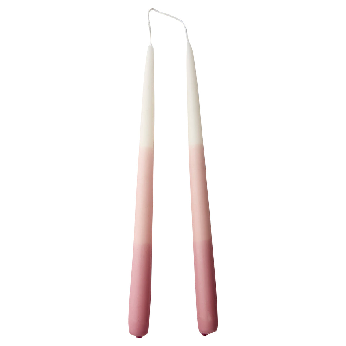Vela Dinner Rosa Degrade Ø2.2xH29 cm- 2 unidades