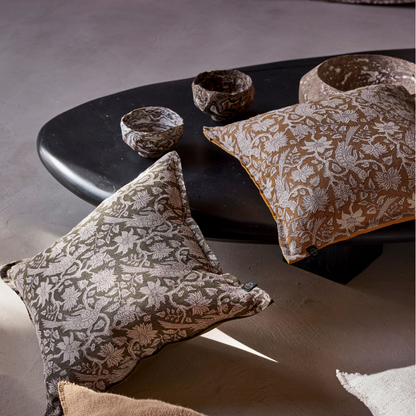 Funda Cojin Lino Jaipur Kaki 45x45 cm