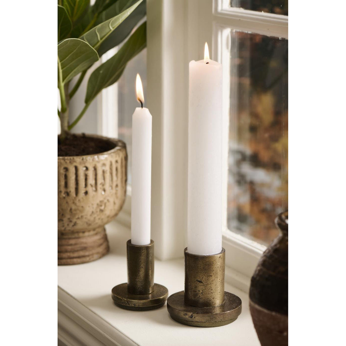 Candelabro de Metal TIZA, H: 7,2 Ø: 6,5 cm