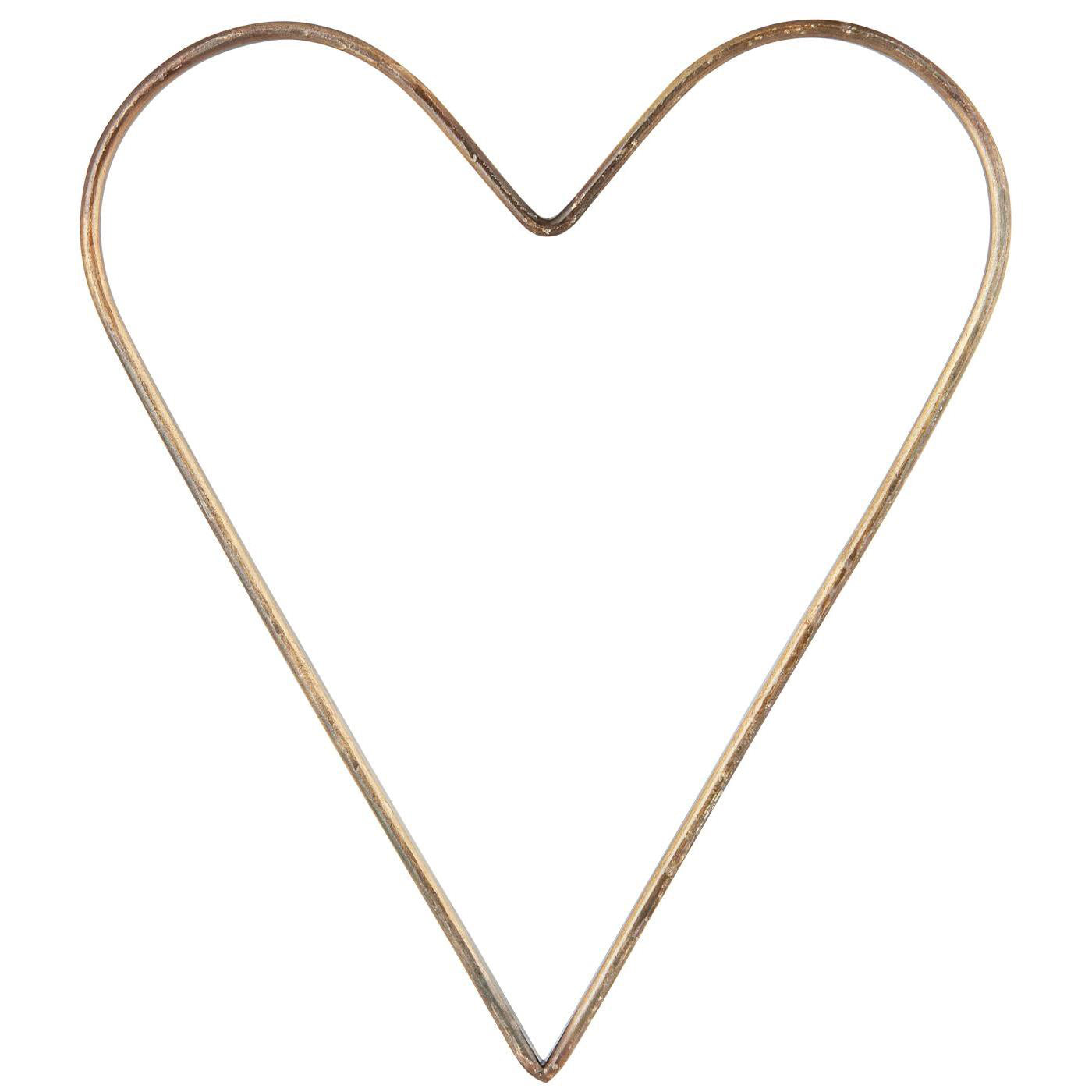 Corazón Stella Metal 20 cm
