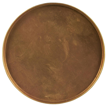 Bandeja Velas Bronce con Borde Ø: 19 cm