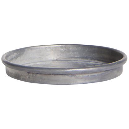 Bandeja Velas Gris  8 cm con Borde