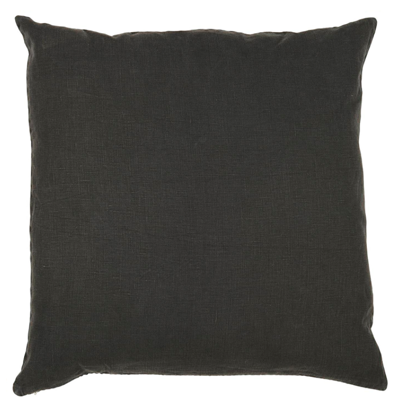 Funda Cojín Lino Anthracite 50x50 cm
