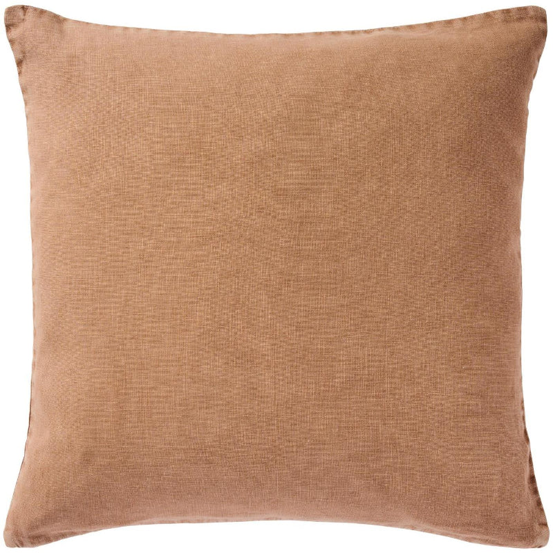Funda Cojín Lino Camel 50x50 cm