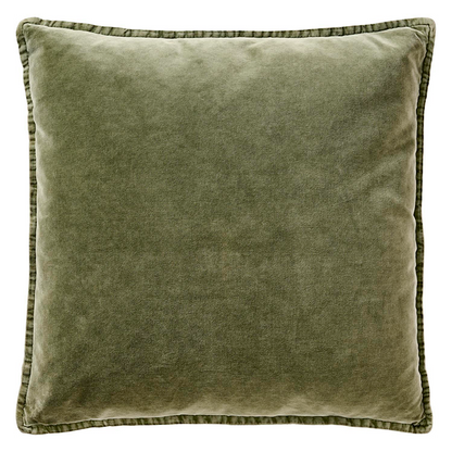 Funda Cojín Velvet Olive 50x50 cm