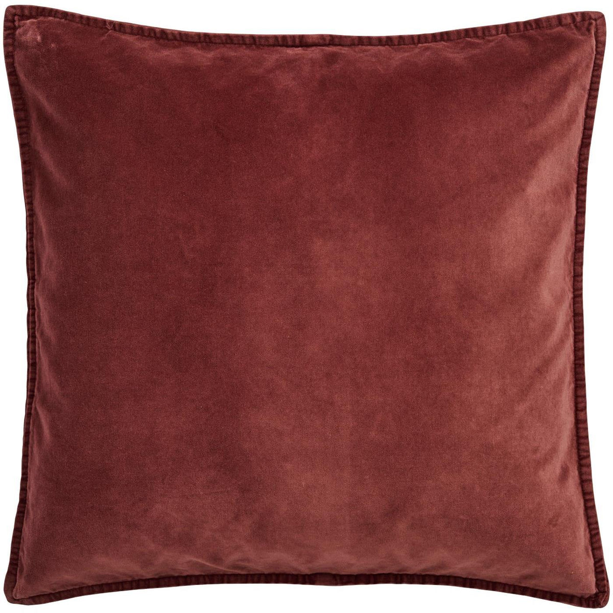 Funda de Cojín Velvet Ciruela Empolvado 50x50 cm