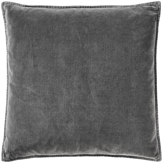 Funda Cojín Velvet Thunder Grey 50x50 cm