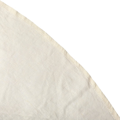 Mantel Lino Priya White Redondo