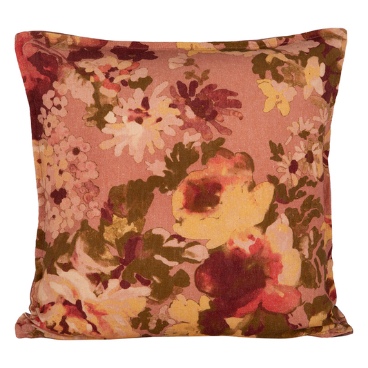 Funda Cojin Lino Bologne Mocaccino 45x45 cm