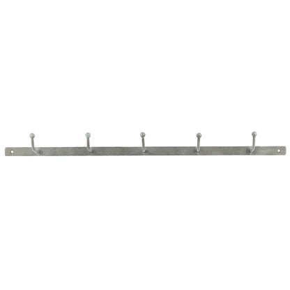Rack Gris Acero con 5 Ganchos