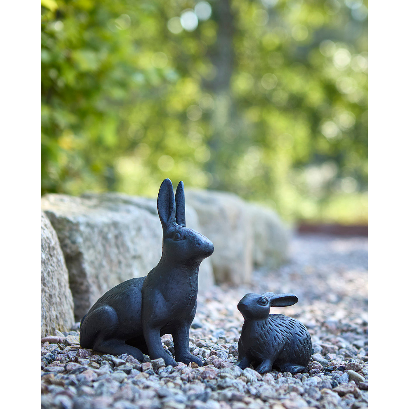 GARDEN Conejo, Negro, L11xW7xH8 cm