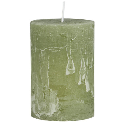 Vela Rústica Green Tea Ø:6.8 H:10 cm