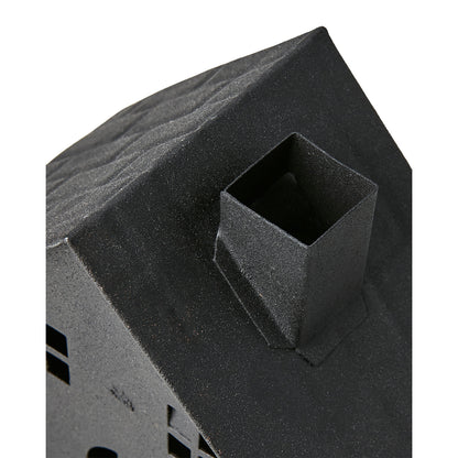 Casa para Velas FENIX Negra H: 14 cm