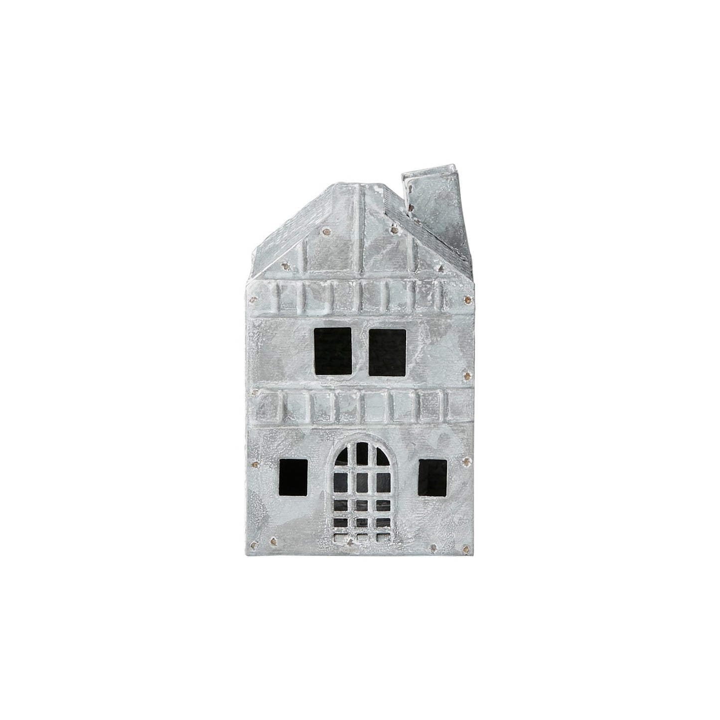 Casa para Velas FENIX Gris/Blanca H: 12.5 cm