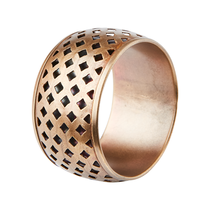 ODIN Servilletero, set de 4, Color latón