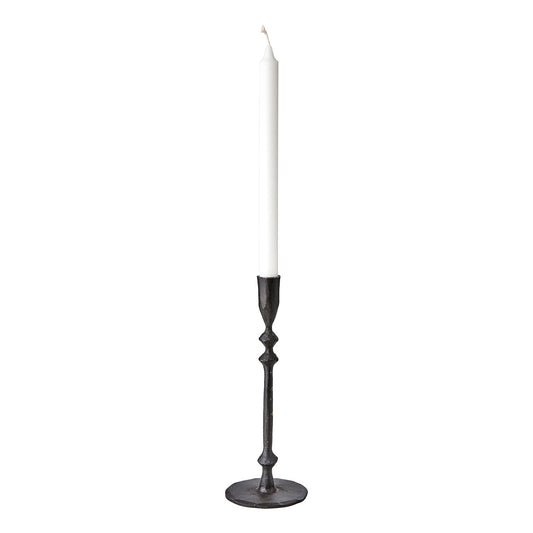 Portavela M, Negro THOR, Ø10xH27 cm