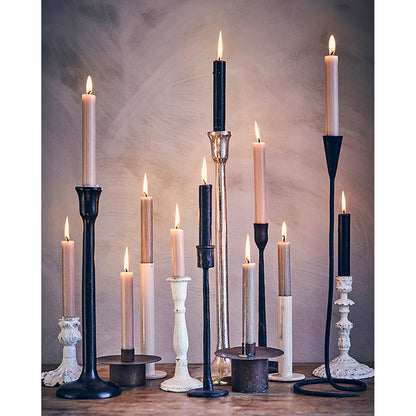 Portavela THOR Negro Ø10xH25 cm