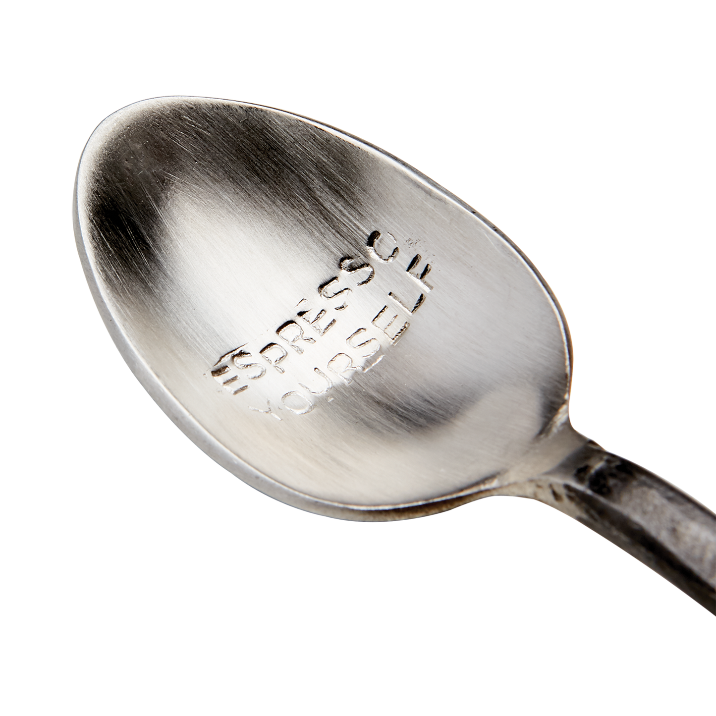 Cucharas de café ODIN color plata, set de 4.