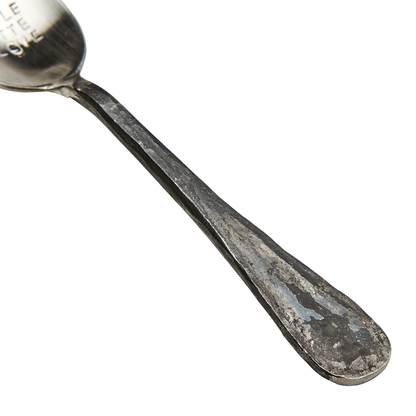 Cucharas de café ODIN color plata, set de 4.