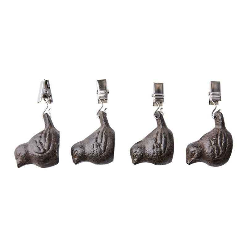 Peso Mantel GLOBETROTTER Ave Marrón, set de 4