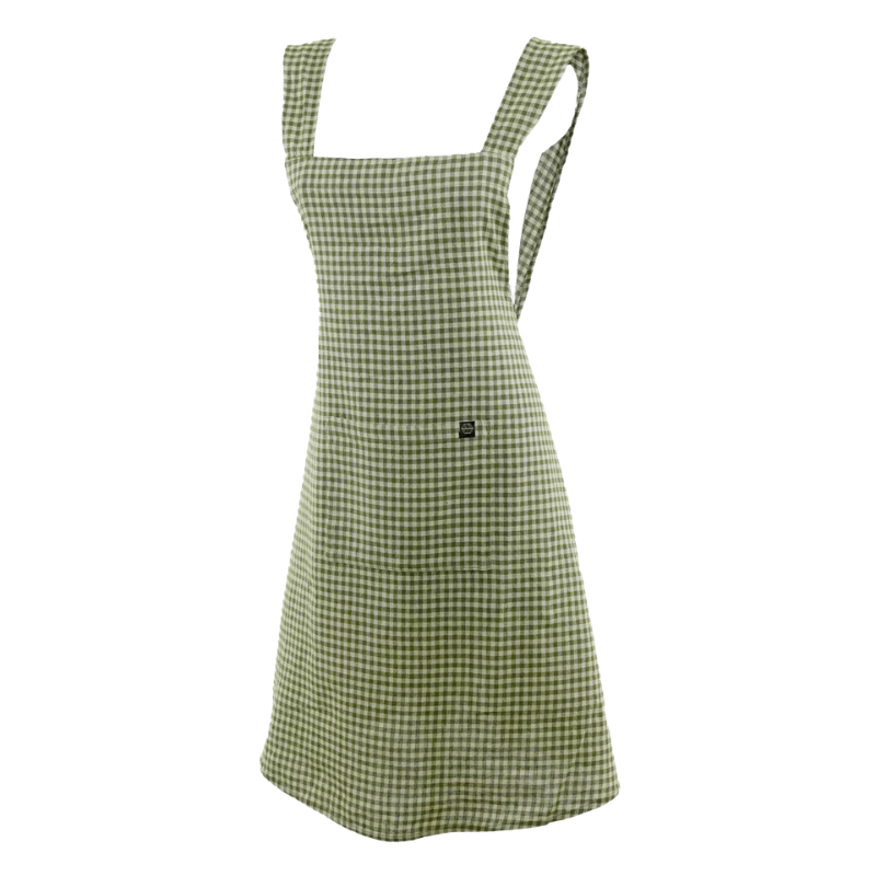 Delantal lino Kyoto Piana II Pesto