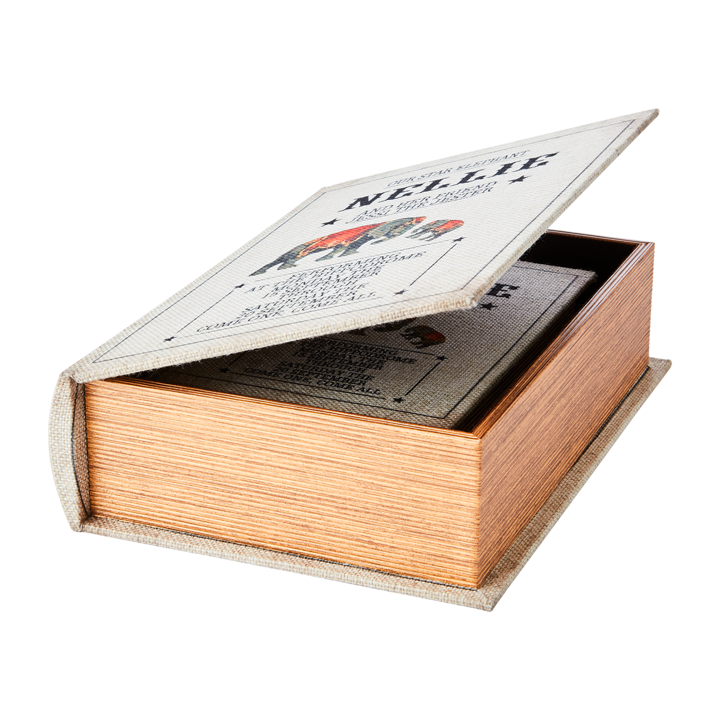 Brooke Caja Natural Elefante Small