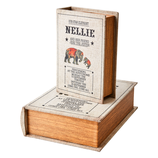 Brooke Caja Natural Elefante Small