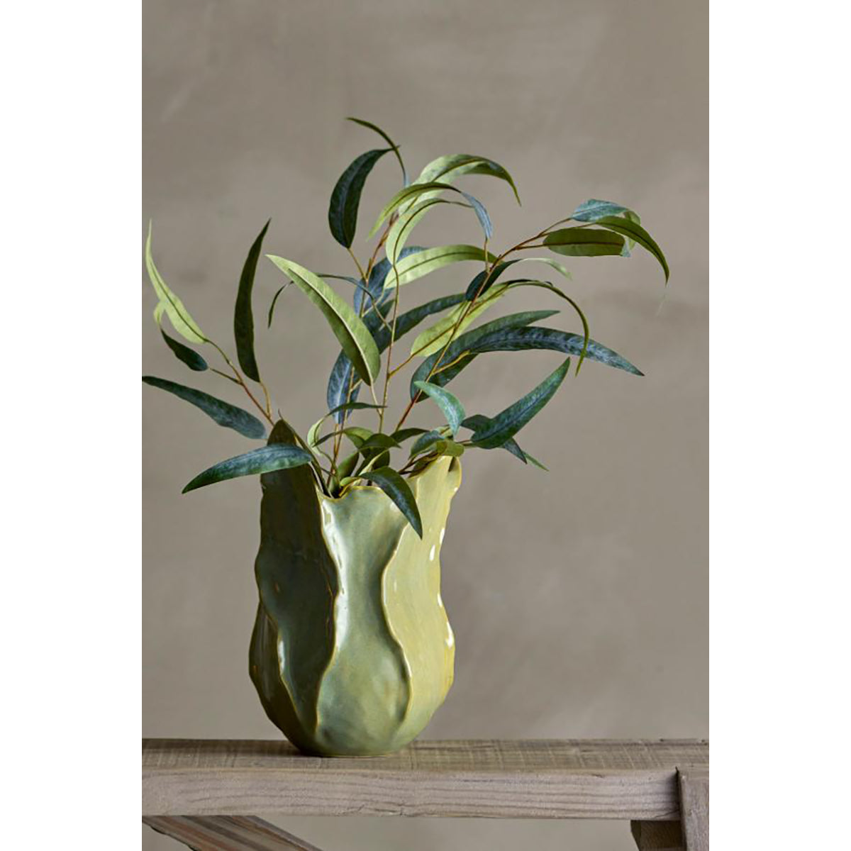 Flores Eucalyptus Verdes, Ø33xH101 cm