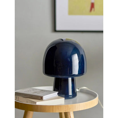 Lámpara de Mesa Paddy Azul, Ø20xH26,5 cm