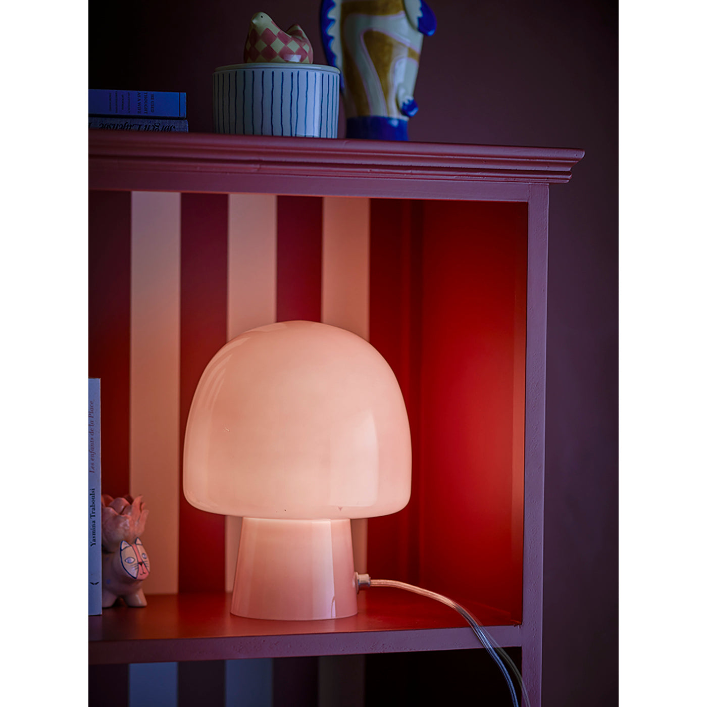 Lámpara de Mesa Paddy Rose, Ø20xH26,5 cm