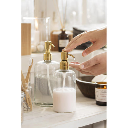 Dispensador con Dosificador Color Bronce
