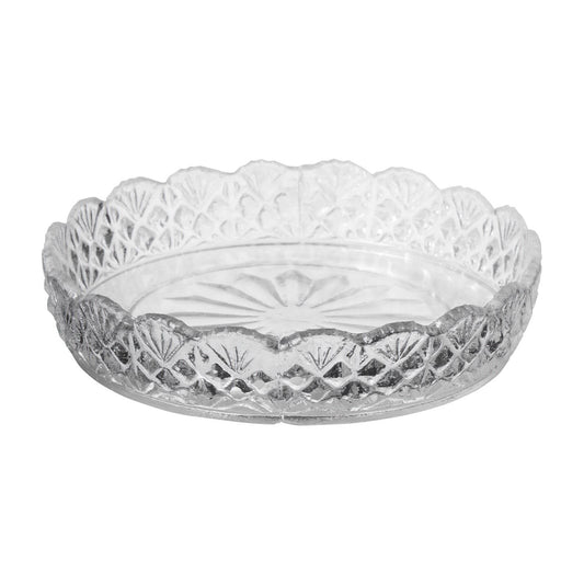 Portavela Vidrio Large H: 2,5 Ø: 12,5 cm