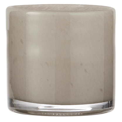 Florero / Pot Venecia Vidrio Gris H: 10 cm