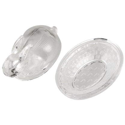 Conejo de Vidrio con Tapa