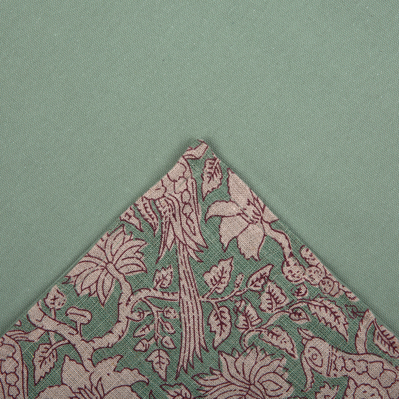 Funda Piecera Lino Jaipur Sauge 85x200 cm