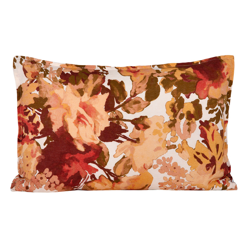 Funda Cojín Lino Bologne Ivoire 40x60 cm