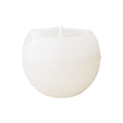 Vela COTE NORD Esférica Ivory, S Ø8xH6 cm