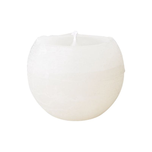 Vela COTE NORD Esférica Ivory, S Ø8xH6 cm