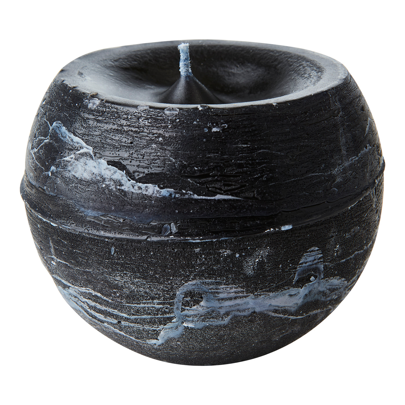Vela COTE NORD Esférica Negra, M Ø10xH9 cm