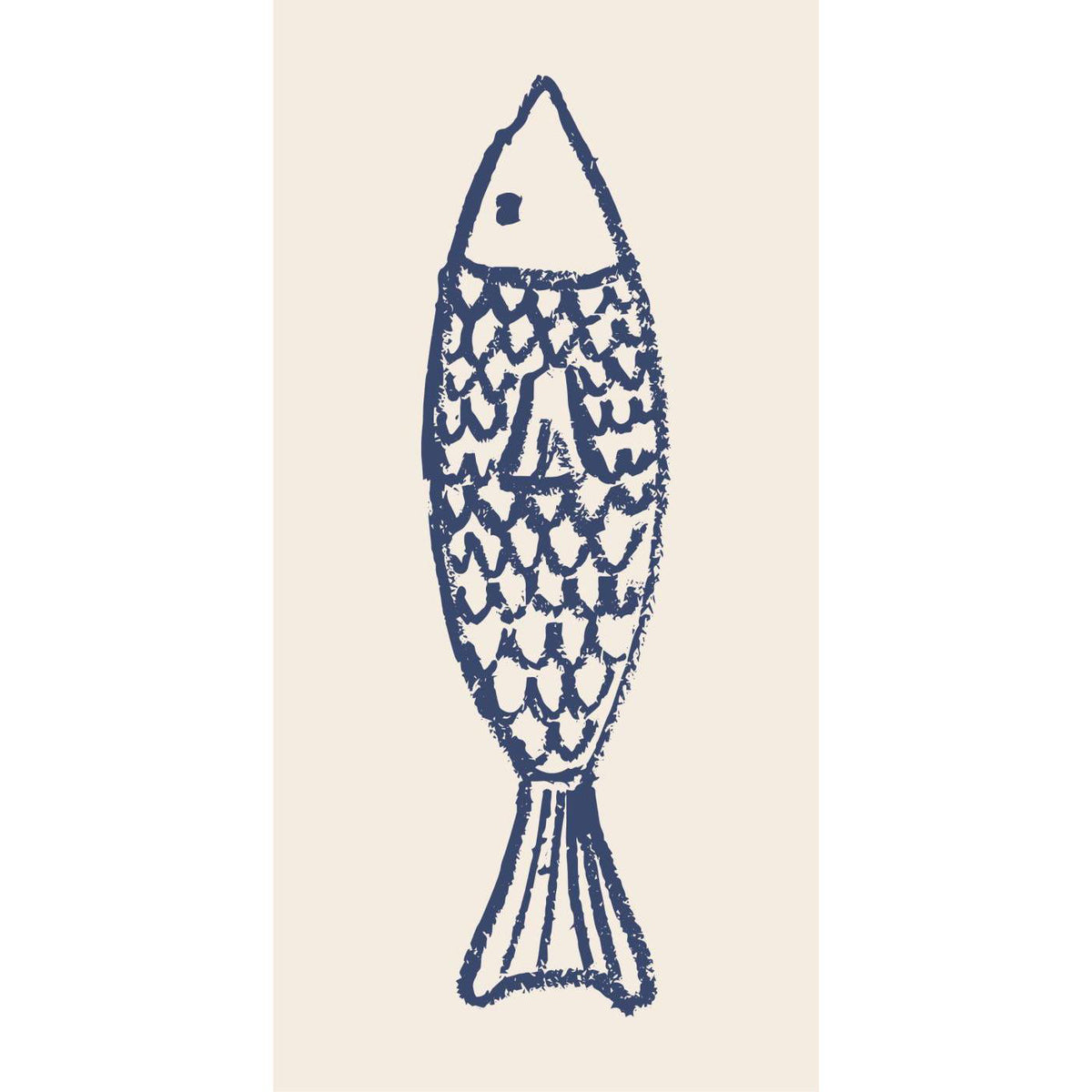 Servilletas Diseño Fish, 16 unidades de 10x20 cm