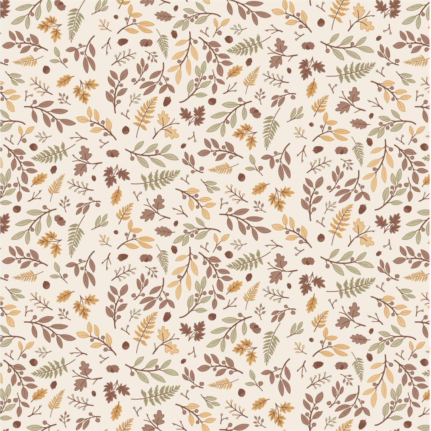 Servilletas Diseño Hojas Otoño 50 unidades de 20x20 cm