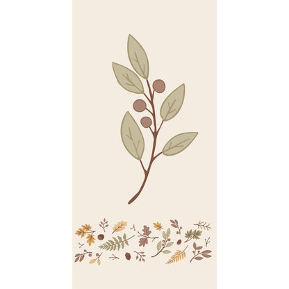 Servilletas Diseño Rama Olivo 16 unidades de 10x20 cm