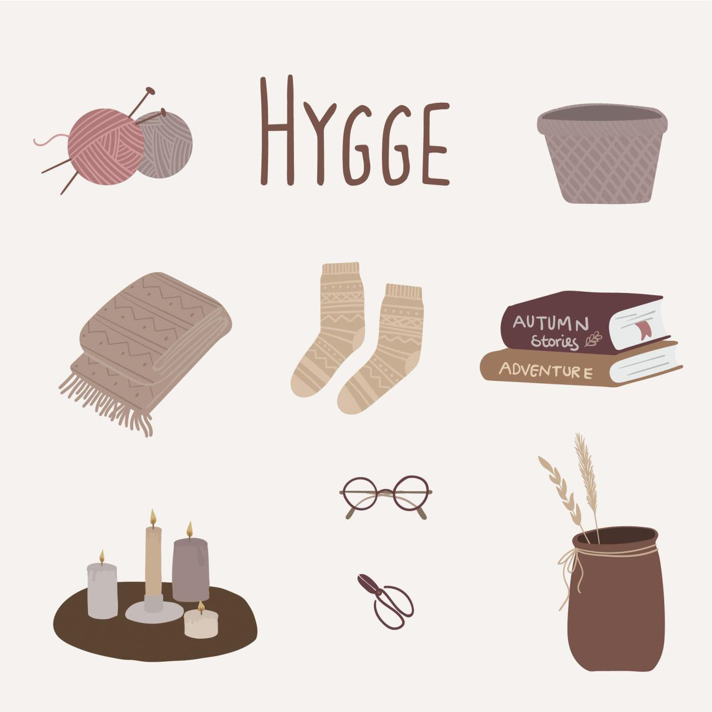 Servilletas Diseño Hygge 20 unidades 16,5x16,5 cm