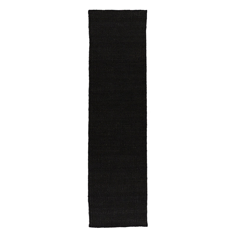 Alfombra Denver Cáñamo Noir 0,8x3,0 m