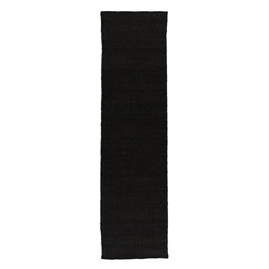Alfombra Denver Cáñamo Noir 0,8x3,0 m
