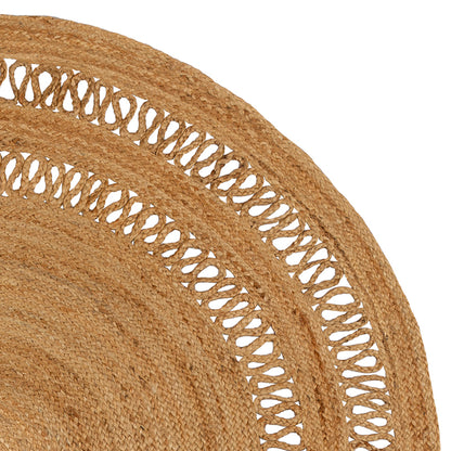 Alfombra Georgia Natural Redonda 1,2m