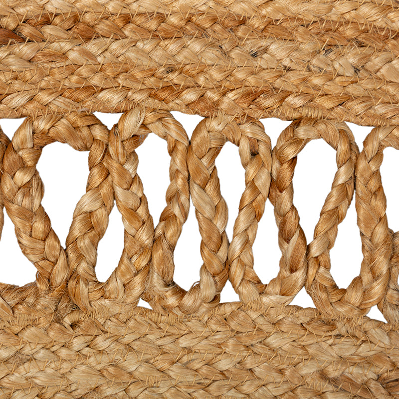 Alfombra Georgia Natural Redonda 1,2m