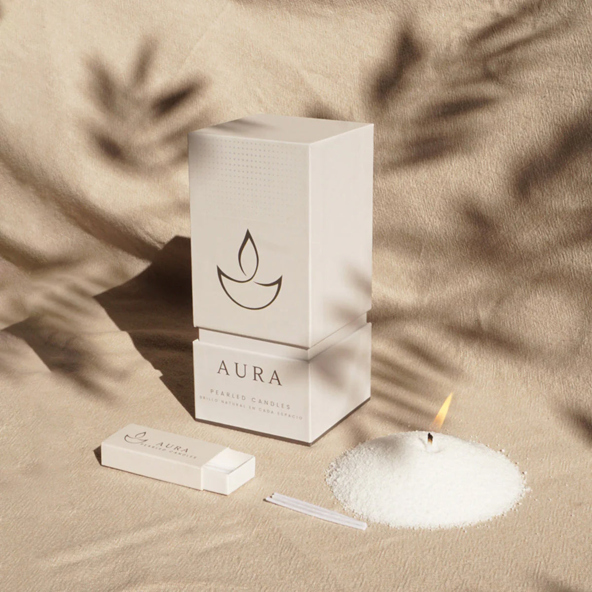 Vela Perlada Color Negro 500 gr