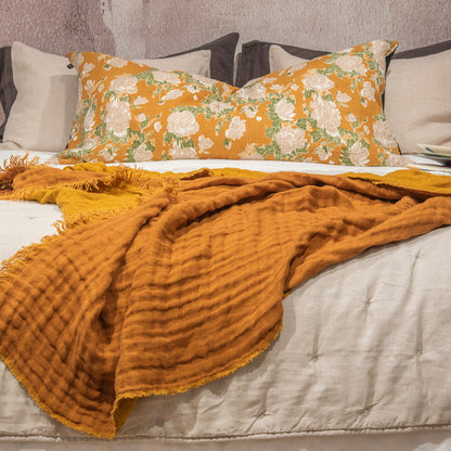 Manta Lino Baya Caramel / Chamois
